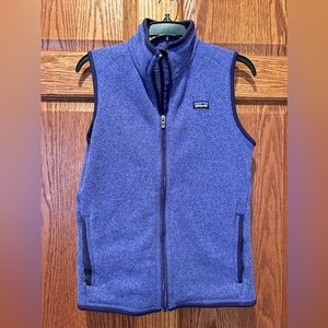 Patagonia, Purple-Blue Vest, Medium